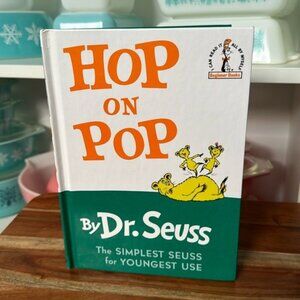 Hardcover Hop On Pop Dr Seuss Book
